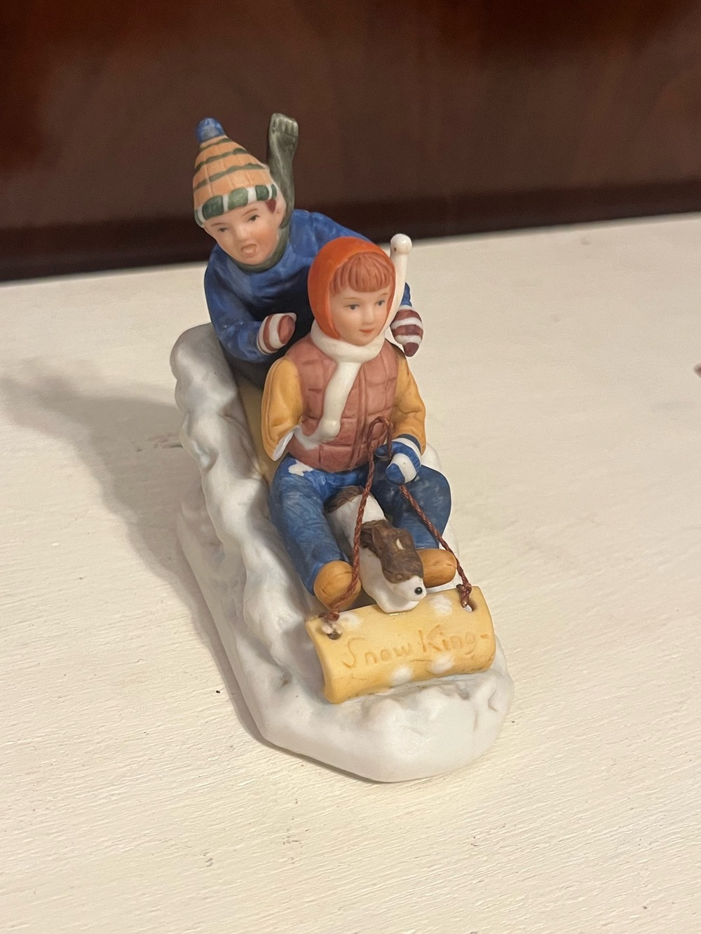Vintage Norman Rockwell 1984 “Downhill Racer” Figurine